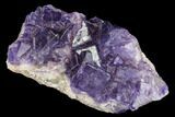 Purple Cubic Fluorite Crystal Cluster - Morocco #108711-1